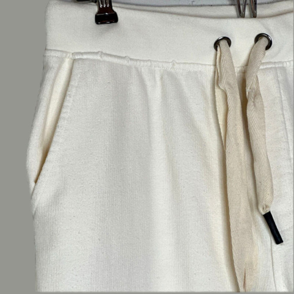 Sandrine Rose Anchor Terry Knit Joggers Alpes Cream Women XS NWT Oversized - Picture 6 of 11